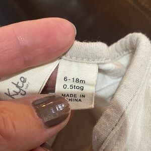 Light gray Kyte Baby sleep bag